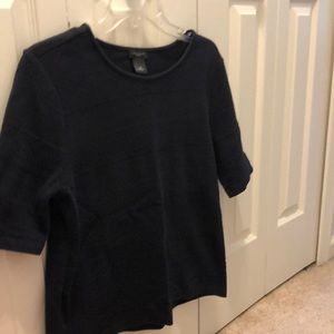 Navy 3/4 length sleeve shirt